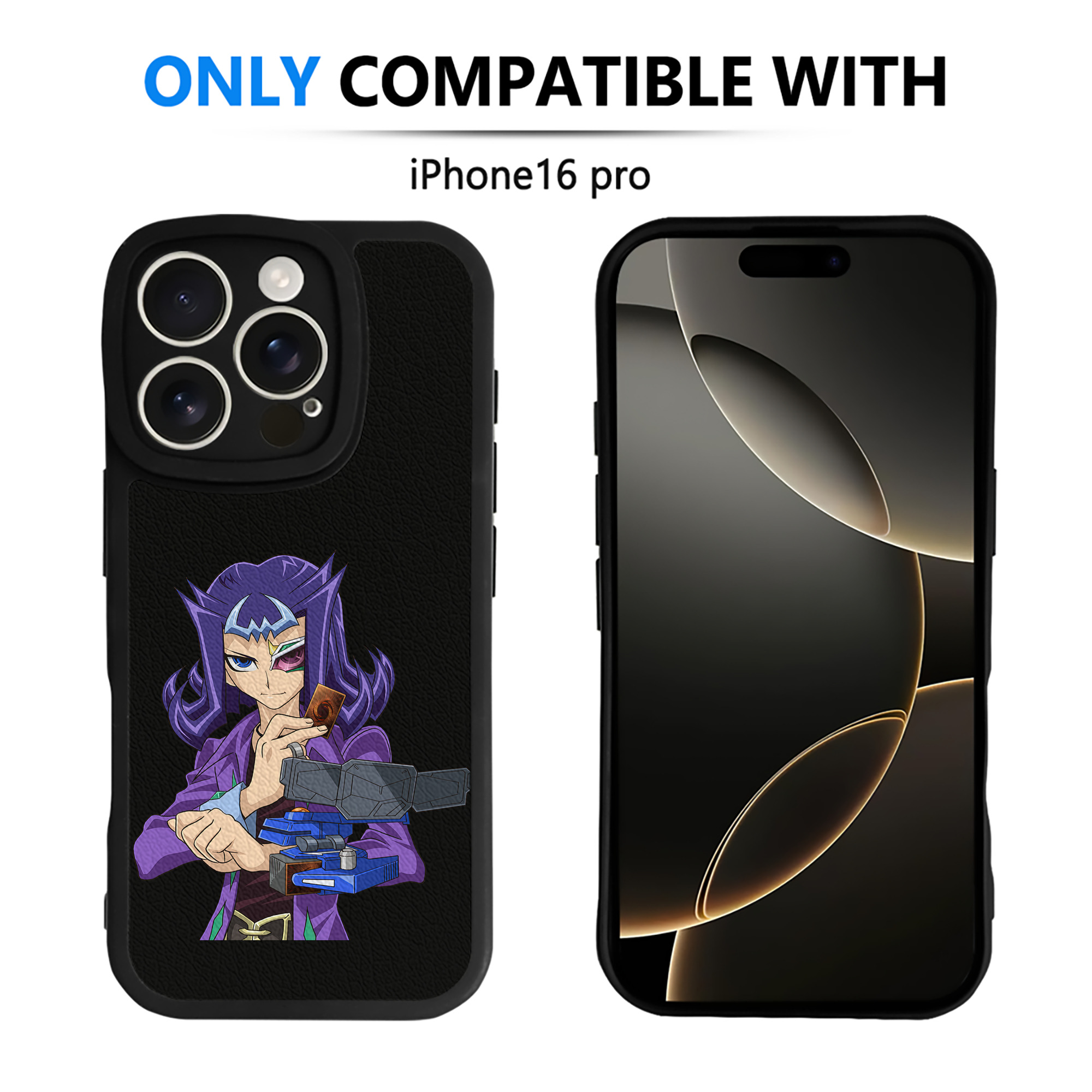 遊☆戯☆王 Yu-Gi-Oh! 【iPhone 16シリーズ対応】シリコンスマホケース（レザー調） 材質：シリコン